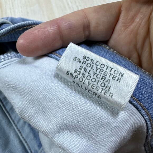 J Brand Maria Superstar Destr High Rise Distressed Skinny Leg Denim Jeans 29 - Picture 16 of 16